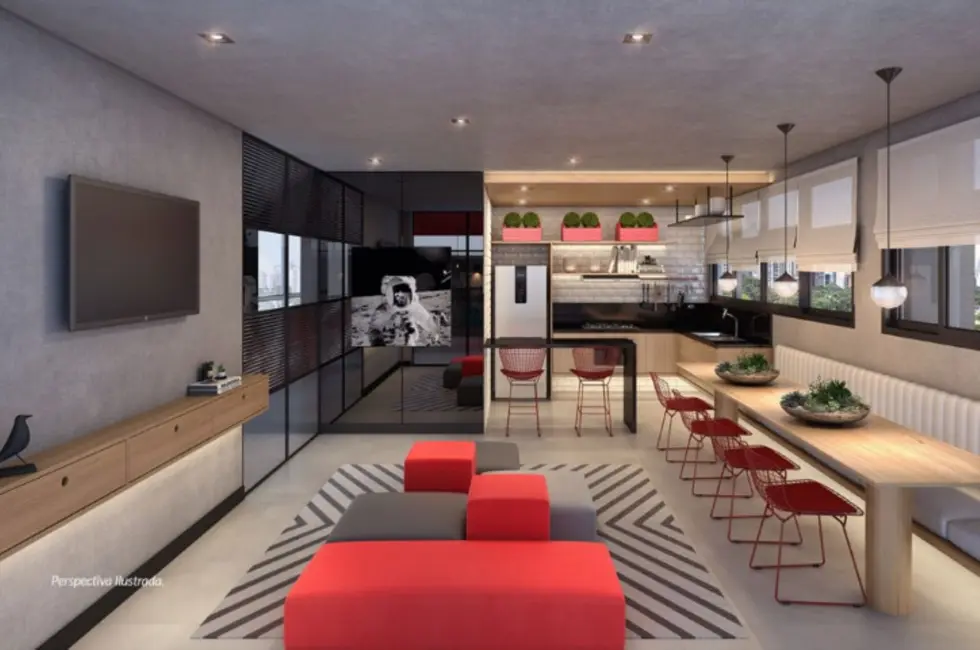 Foto 5 de Loft / Flat com 1 quarto à venda, 25m2 em Moema, São Paulo - SP