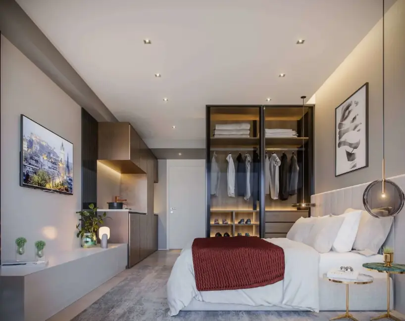 Loft / Flat com 1 quarto à venda, 28m2 em Moema, São Paulo - SP - imagem 6 Foto 6 de Loft / Flat com 1 quarto à venda, 28m2 em Moema, São Paulo - SP