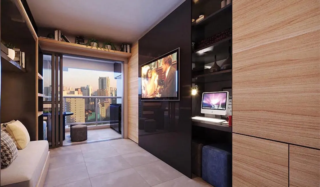 Foto 5 de Apartamento com 1 quarto à venda, 52m2 em Moema, São Paulo - SP