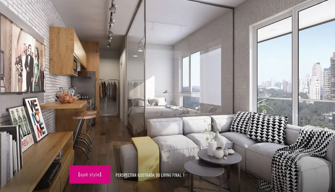 Apartamento com 1 quarto à venda, 44m2 em Moema, São Paulo - SP - imagem 7 Foto 7 de Apartamento com 1 quarto à venda, 44m2 em Moema, São Paulo - SP