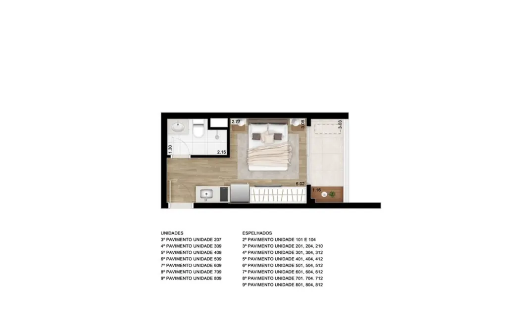 Foto 9 de Apartamento com 2 quartos à venda, 92m2 em Centro, São Paulo - SP
