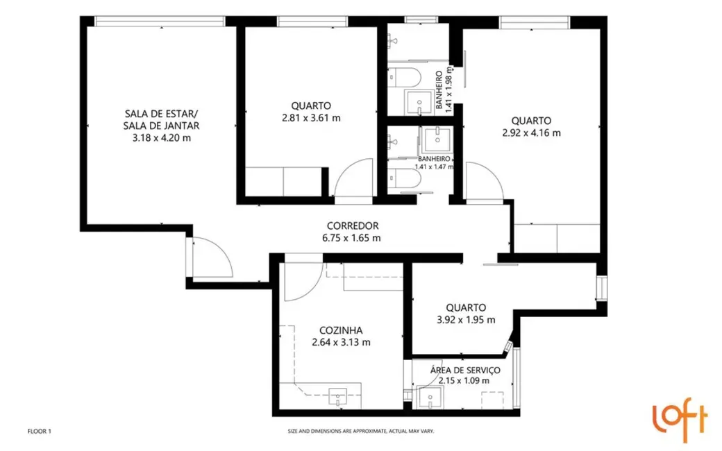 Apartamento com 3 quartos à venda, 77m2 em Moema, São Paulo - SP - imagem 9 Foto 9 de Apartamento com 3 quartos à venda, 77m2 em Moema, São Paulo - SP