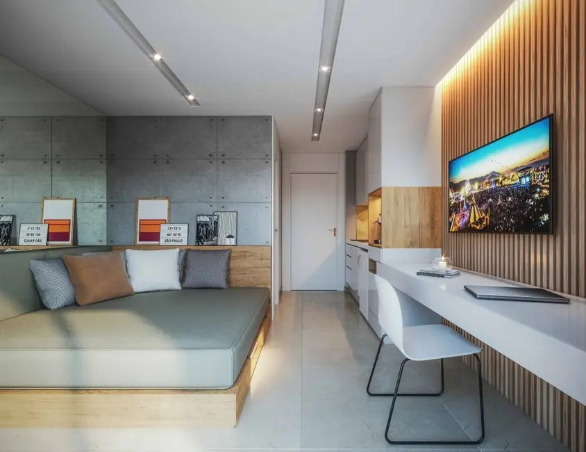 Apartamento com 1 quarto à venda, 24m2 em Bela Vista, São Paulo - SP - imagem 6 Foto 6 de Apartamento com 1 quarto à venda, 24m2 em Bela Vista, São Paulo - SP