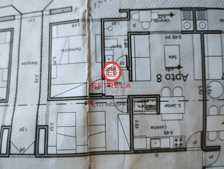 Foto 2 de Apartamento com 2 quartos à venda e para alugar, 70m2 em Parque Balneário Maria Helena, Caraguatatuba - SP