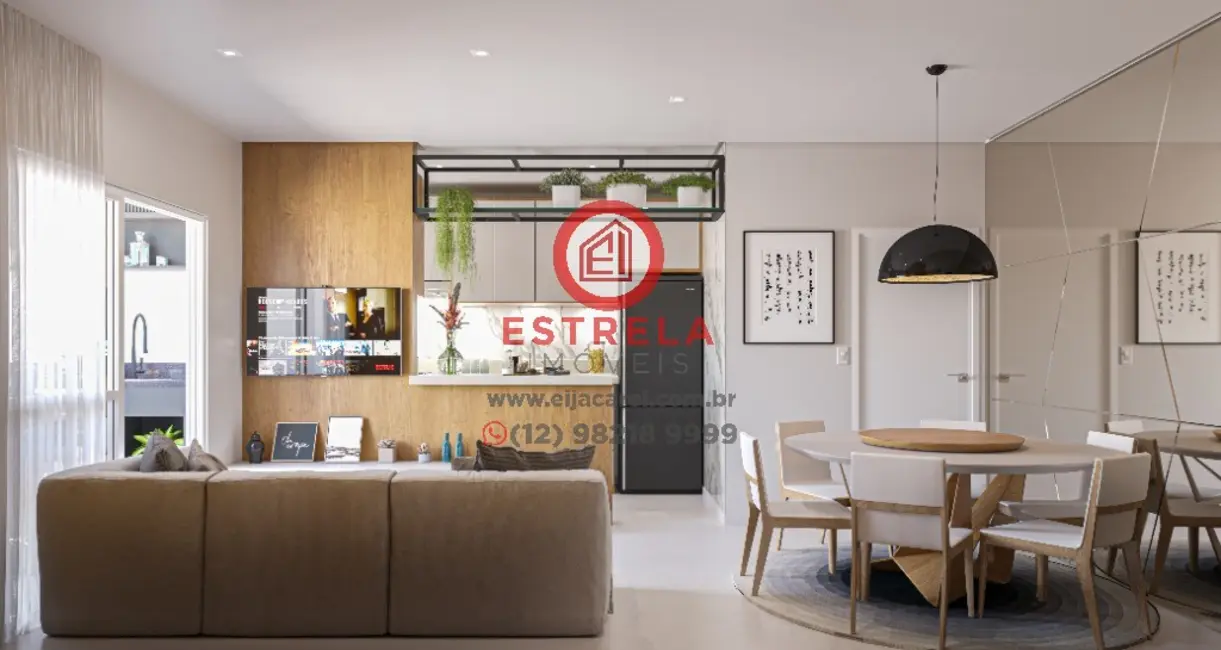 Foto 3 de Apartamento com 3 quartos à venda, 74m2 em Centro, Jacarei - SP