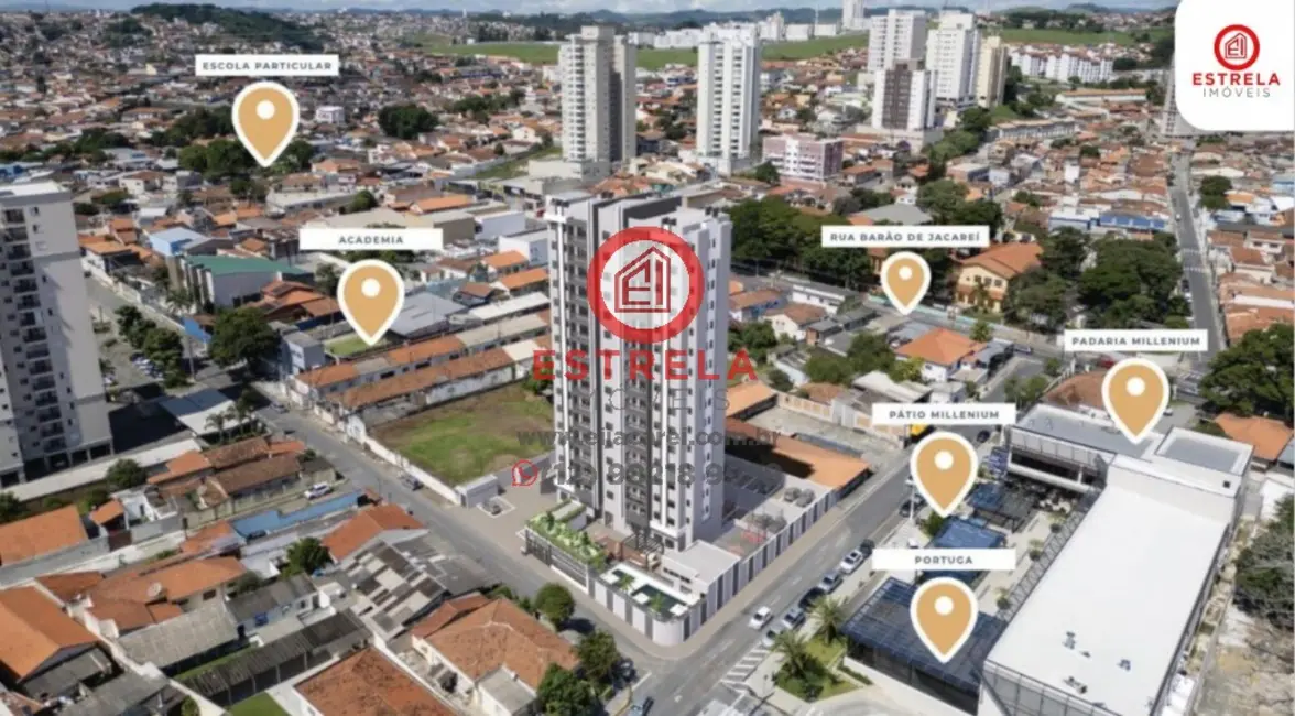 Foto 7 de Apartamento com 2 quartos à venda, 63m2 em Centro, Jacarei - SP
