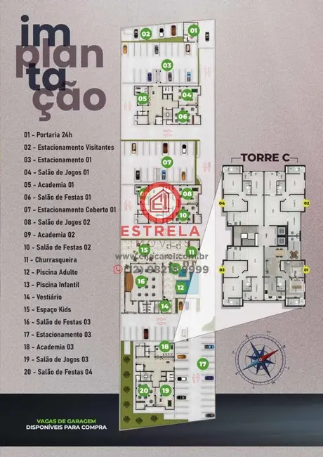 Foto 4 de Apartamento com 2 quartos à venda, 69m2 em Parque Santo Antônio, Jacarei - SP