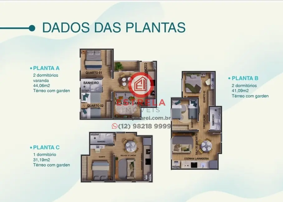 Foto 6 de Apartamento com 2 quartos à venda, 44m2 em Jardim Elza Maria, Jacarei - SP