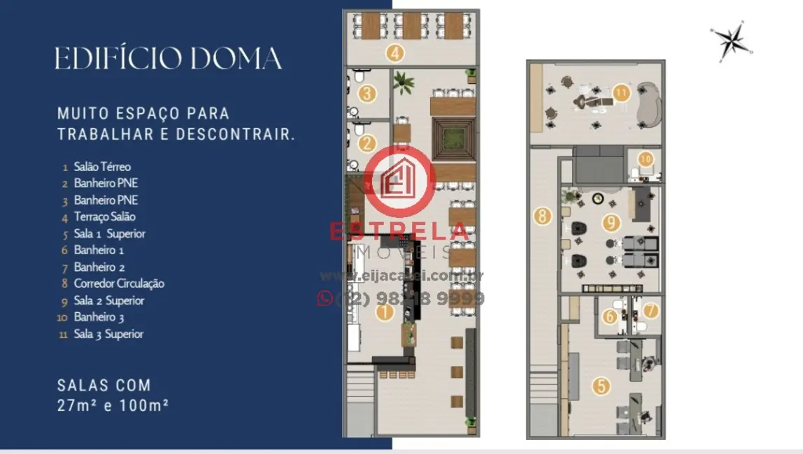 Sala Comercial para alugar, 27m2 em Loteamento Villa Branca, Jacarei - SP - imagem 6 Foto 6 de Sala Comercial para alugar, 27m2 em Loteamento Villa Branca, Jacarei - SP