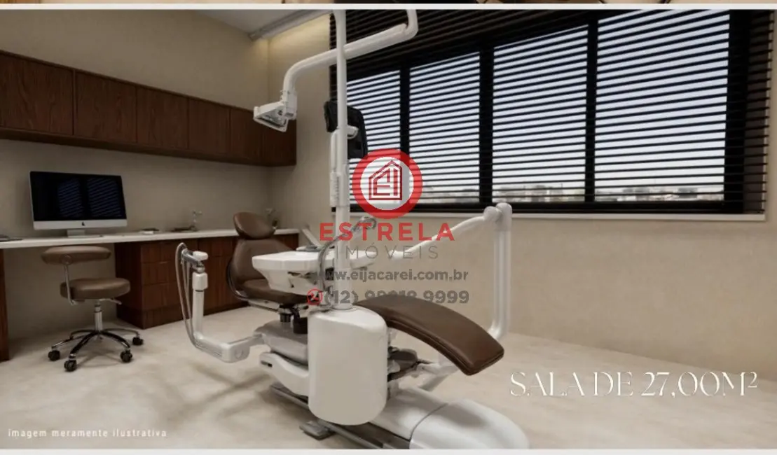Foto 1 de Sala Comercial para alugar, 27m2 em Loteamento Villa Branca, Jacarei - SP