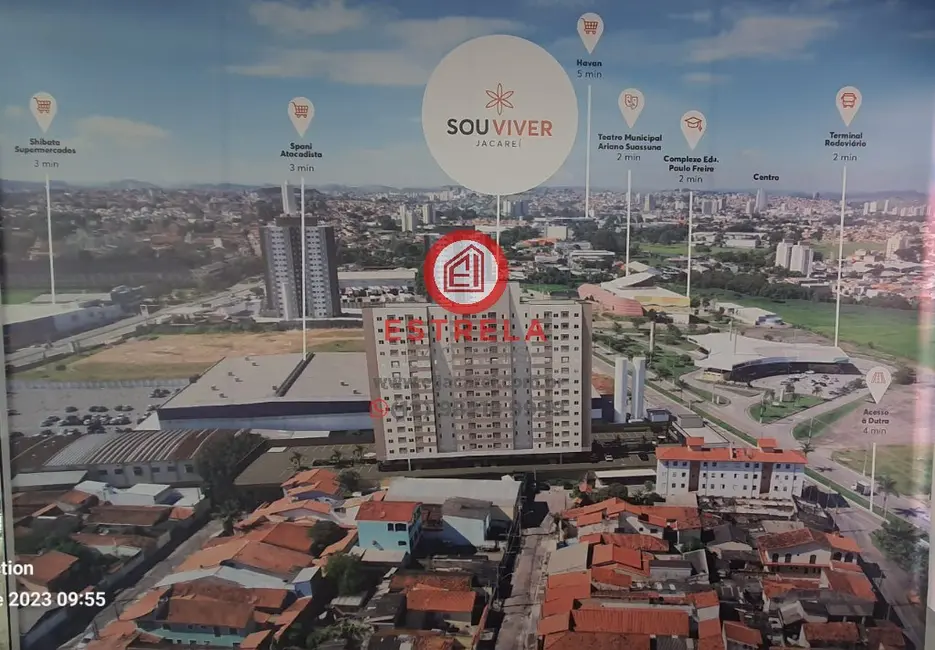 Foto 3 de Apartamento com 2 quartos à venda, 47m2 em Centro, Jacarei - SP