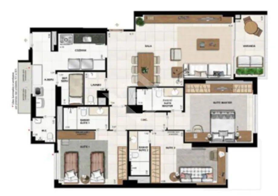 Apartamento com 3 quartos à venda, 148m2 em Flamengo, Rio De Janeiro - RJ - imagem 9 Foto 9 de Apartamento com 3 quartos à venda, 148m2 em Flamengo, Rio De Janeiro - RJ