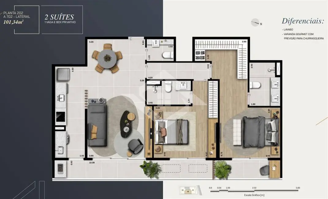 Apartamento com 2 quartos à venda, 101m2 em Gávea, Rio De Janeiro - RJ - imagem 4 Foto 4 de Apartamento com 2 quartos à venda, 101m2 em Gávea, Rio De Janeiro - RJ