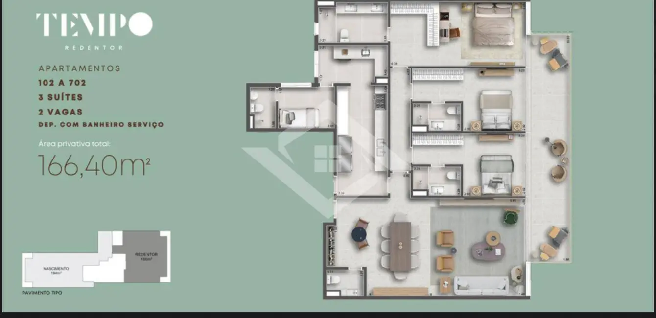 Foto 6 de Apartamento com 3 quartos à venda, 166m2 em Ipanema, Rio De Janeiro - RJ