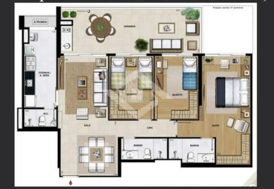 Foto 2 de Apartamento com 3 quartos à venda, 118m2 em Rio De Janeiro - RJ