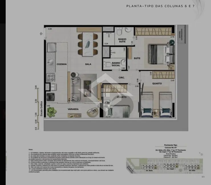 Foto 7 de Apartamento com 3 quartos à venda, 66m2 em Camorim, Rio De Janeiro - RJ