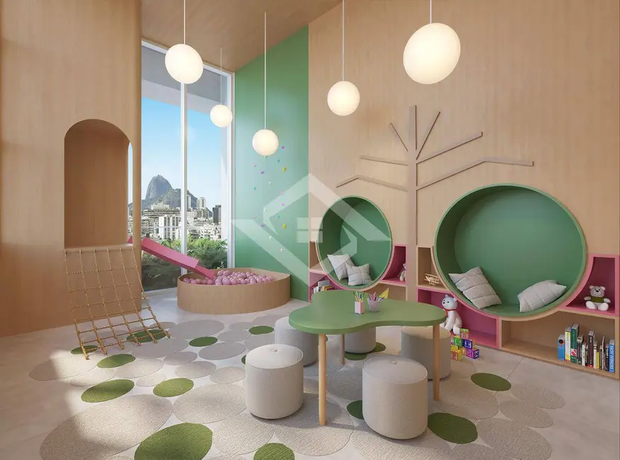 Foto 8 de Apartamento à venda, 32m2 em Humaitá, Rio De Janeiro - RJ