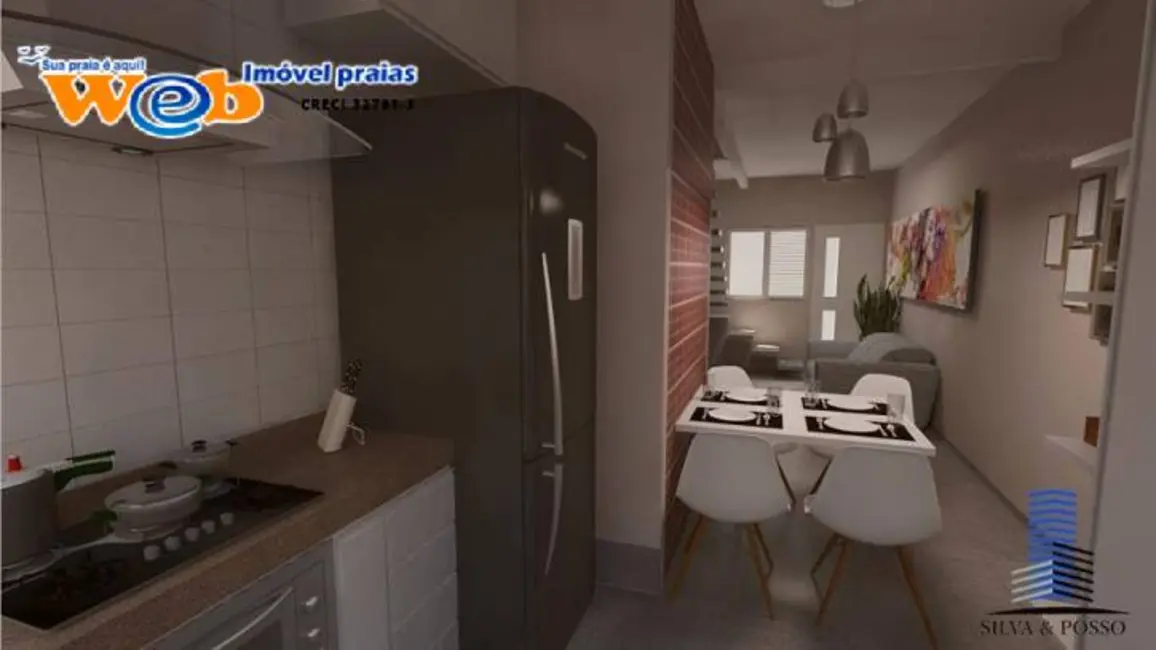 Foto 2 de Casa de Condomínio com 2 quartos à venda, 63m2 em Praia Grande - SP