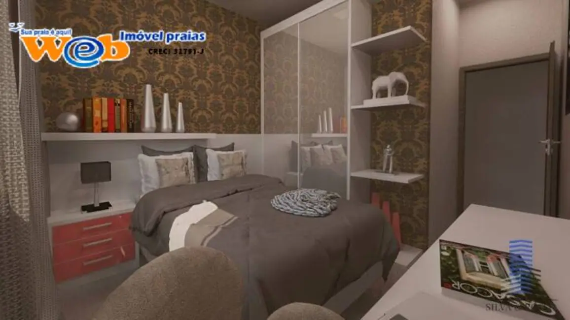 Foto 3 de Casa de Condomínio com 2 quartos à venda, 63m2 em Praia Grande - SP