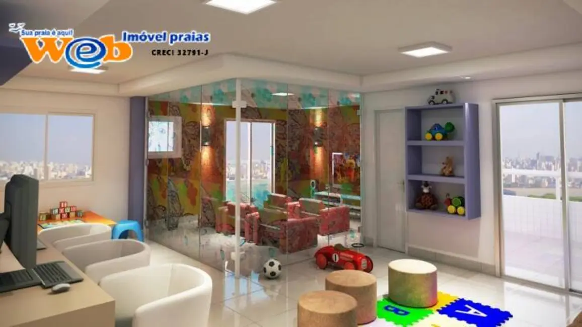 Foto 3 de Apartamento com 2 quartos à venda, 70m2 em Aviação, Praia Grande - SP