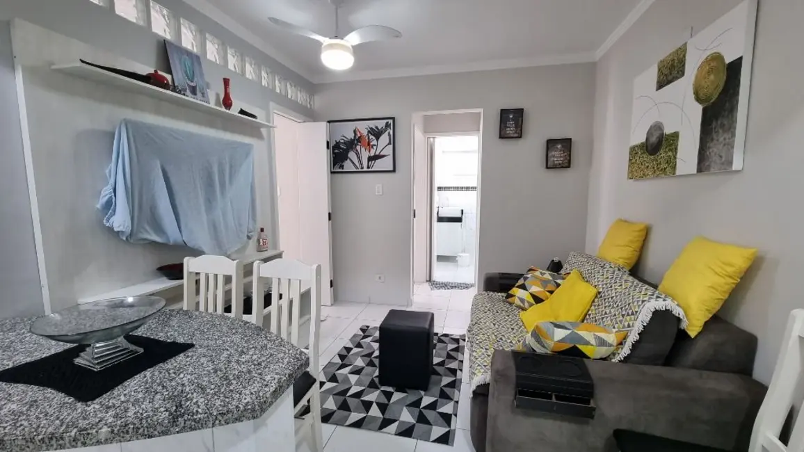 Foto 1 de Apartamento com 2 quartos à venda, 53m2 em Barra Funda, Guaruja - SP