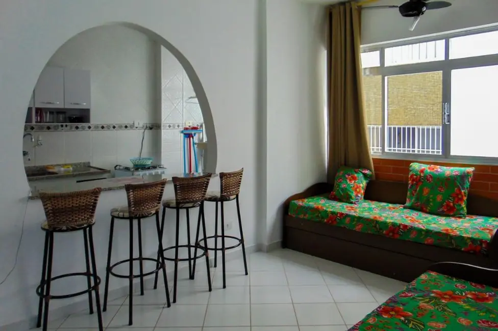 Foto 1 de Apartamento com 1 quarto à venda, 64m2 em Barra Funda, Guaruja - SP