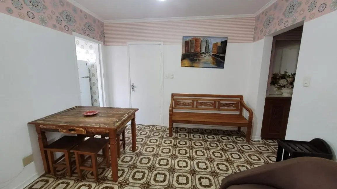 Foto 4 de Apartamento com 1 quarto à venda e para alugar, 55m2 em Barra Funda, Guaruja - SP