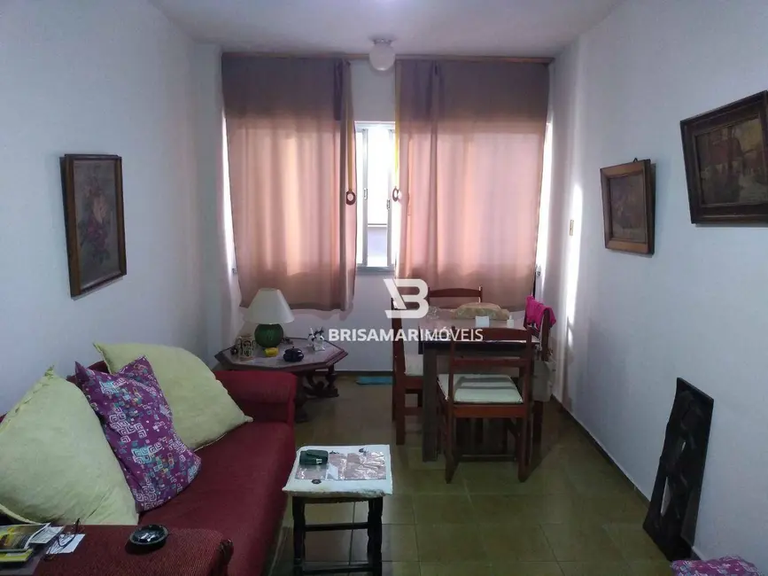 Foto 1 de Apartamento com 1 quarto à venda, 45m2 em Barra Funda, Guaruja - SP