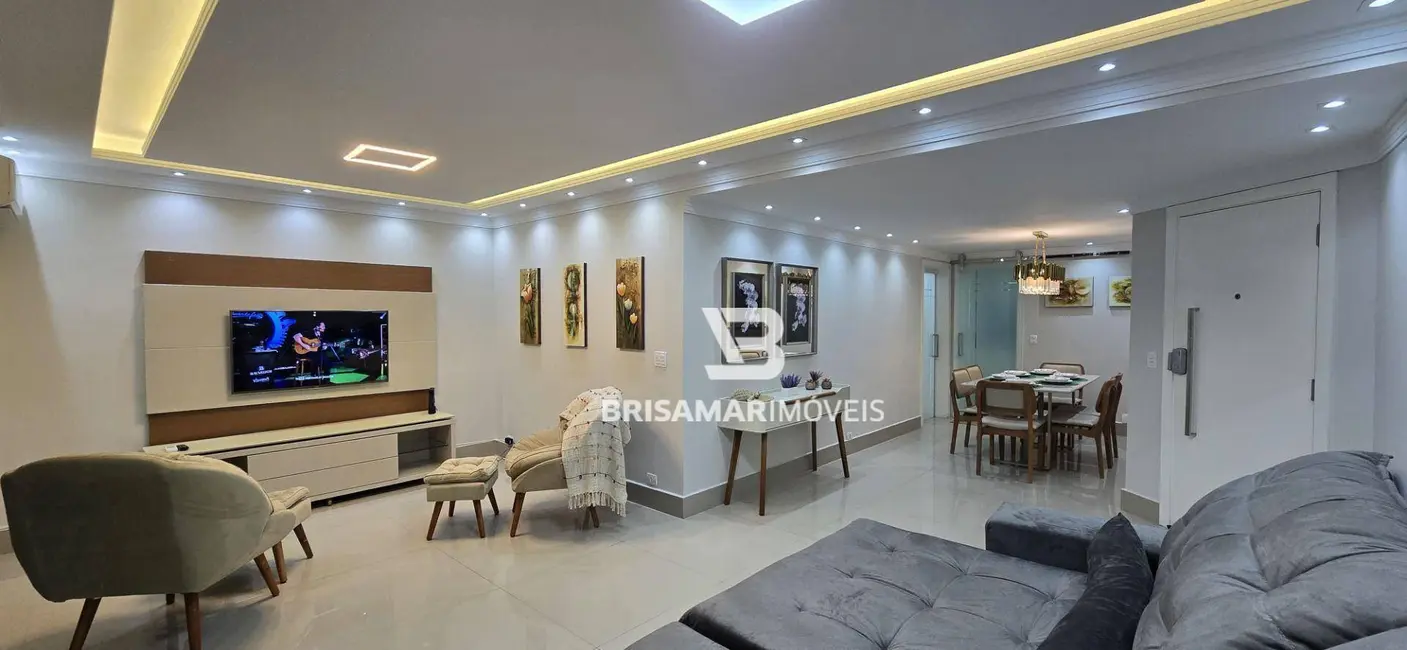 Foto 2 de Apartamento com 3 quartos à venda, 130m2 em Barra Funda, Guaruja - SP