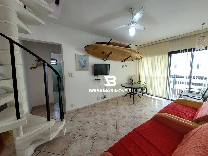 Foto 3 de Cobertura com 2 quartos à venda e para alugar, 110m2 em Jardim Las Palmas, Guaruja - SP