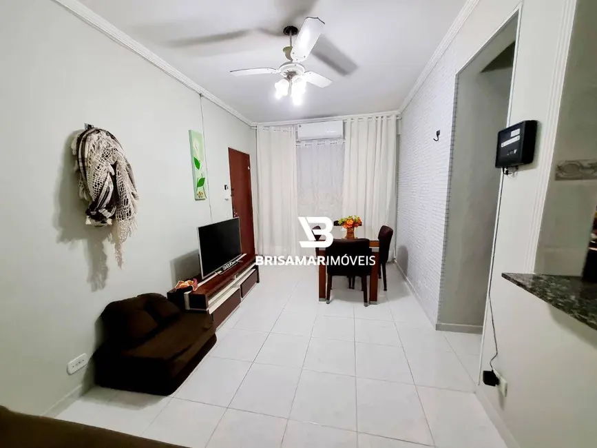 Foto 1 de Apartamento com 1 quarto à venda, 50m2 em Barra Funda, Guaruja - SP