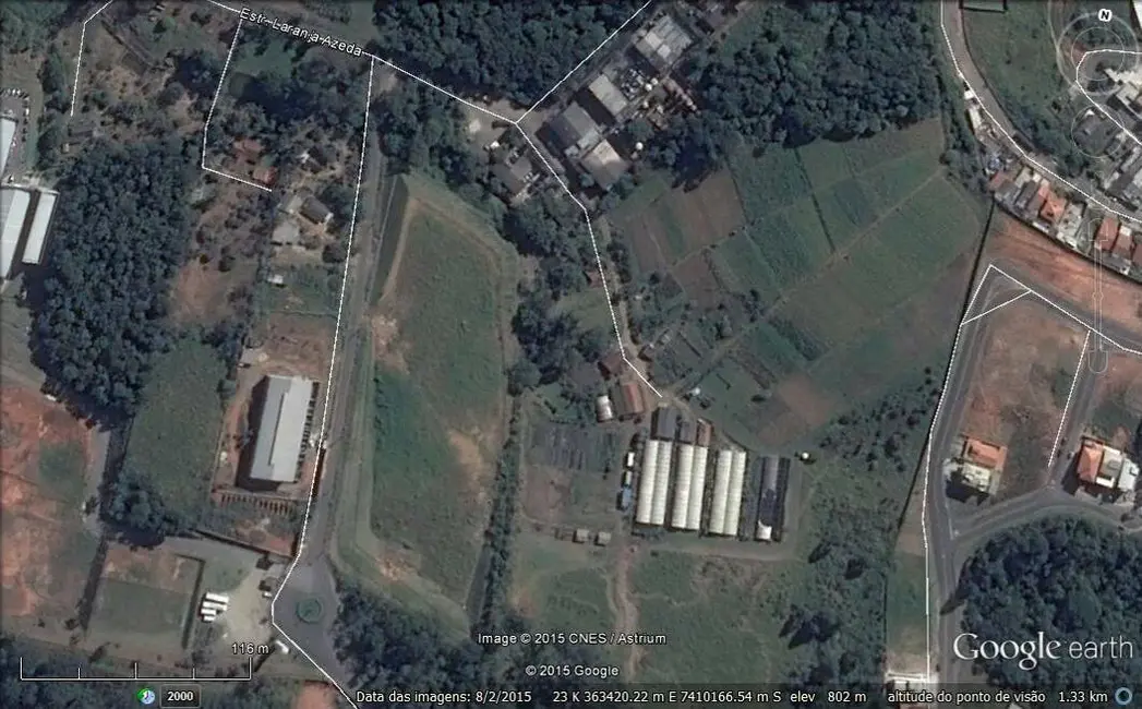 Foto 4 de Terreno / Lote à venda, 20236m2 em Laranja Azeda, Aruja - SP