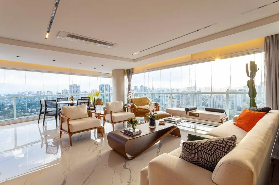 Apartamento com 4 quartos à venda e para alugar, 219m2 em Campo Belo, São Paulo - SP - imagem 3 Foto 3 de Apartamento com 4 quartos à venda e para alugar, 219m2 em Campo Belo, São Paulo - SP