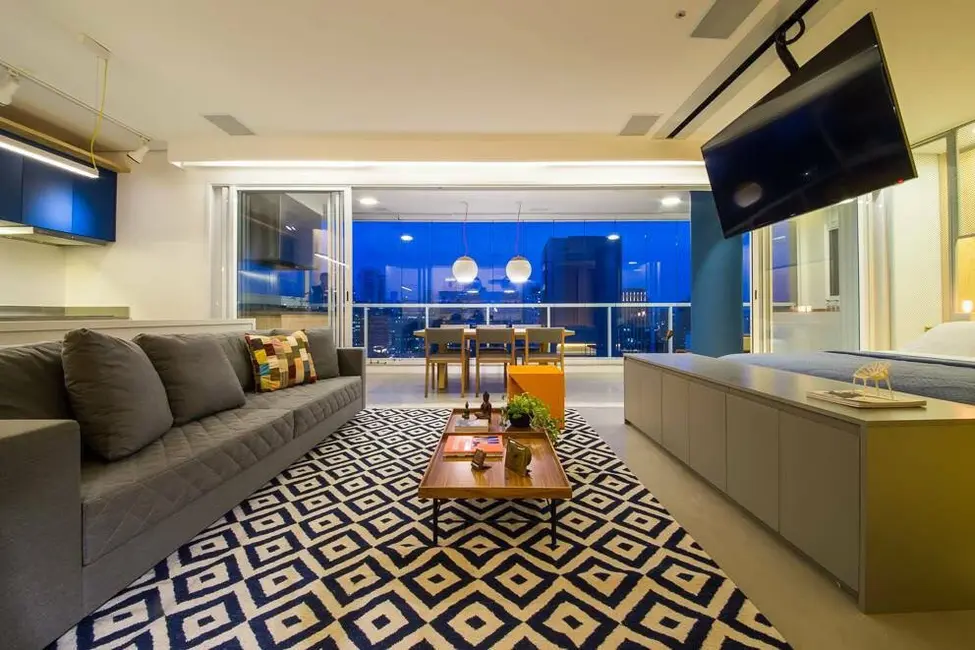 Apartamento com 1 quarto à venda e para alugar, 70m2 em Vila Nova Conceição, São Paulo - SP - imagem 4 Foto 4 de Apartamento com 1 quarto à venda e para alugar, 70m2 em Vila Nova Conceição, São Paulo - SP