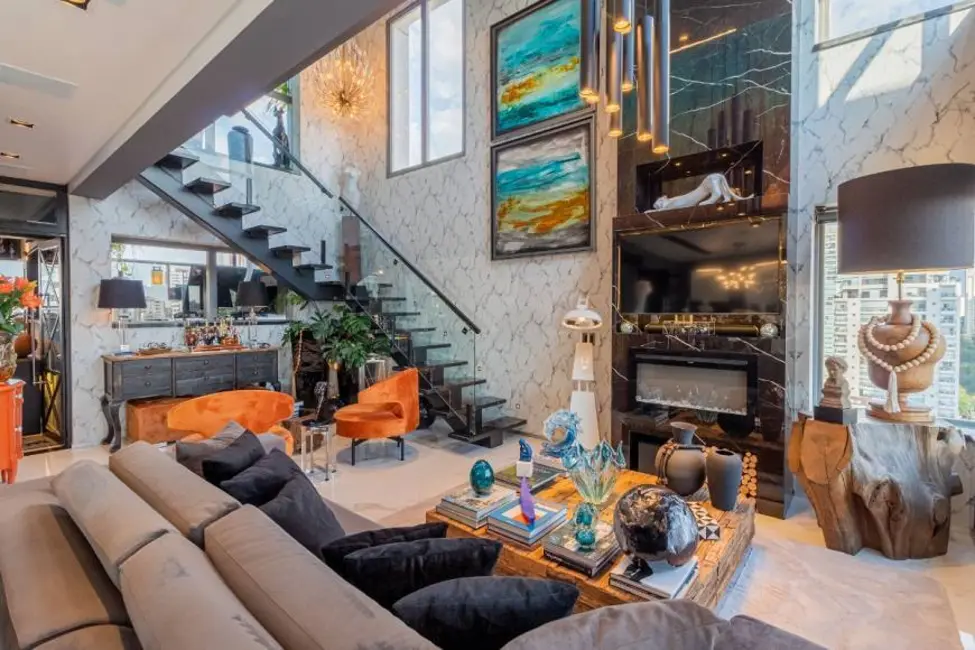 Apartamento com 4 quartos à venda e para alugar, 340m2 em Campo Belo, São Paulo - SP - imagem 6 Foto 6 de Apartamento com 4 quartos à venda e para alugar, 340m2 em Campo Belo, São Paulo - SP