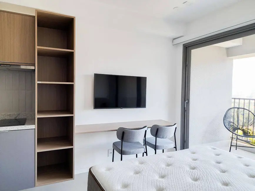 Apartamento com 1 quarto para alugar, 30m2 em Moema, São Paulo - SP - imagem 3 Foto 3 de Apartamento com 1 quarto para alugar, 30m2 em Moema, São Paulo - SP