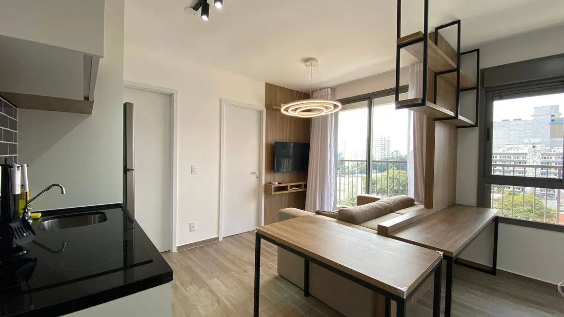 Foto 1 de Apartamento com 1 quarto para alugar, 33m2 em Santo Amaro, São Paulo - SP