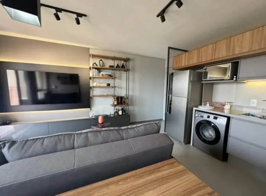 Foto 2 de Apartamento com 1 quarto à venda e para alugar, 45m2 em Santo Amaro, São Paulo - SP