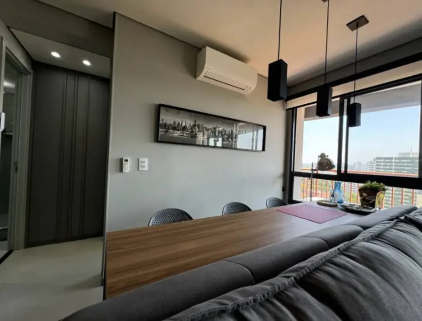 Apartamento com 1 quarto à venda e para alugar, 45m2 em Santo Amaro, São Paulo - SP - imagem 3 Foto 3 de Apartamento com 1 quarto à venda e para alugar, 45m2 em Santo Amaro, São Paulo - SP