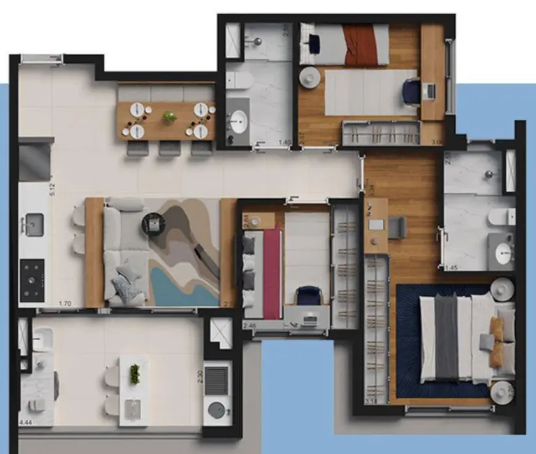 Foto 9 de Apartamento com 3 quartos à venda, 83m2 em Vila Mariana, São Paulo - SP