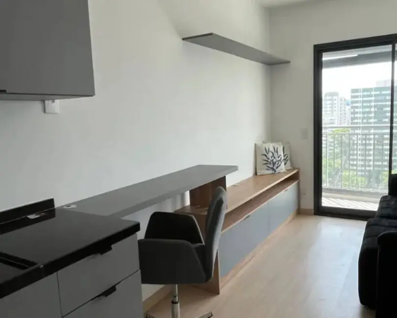 Foto 3 de Apartamento com 1 quarto para alugar, 33m2 em Santo Amaro, São Paulo - SP