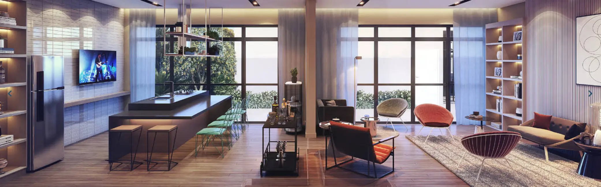 Apartamento com 1 quarto à venda, 26m2 em Campo Belo, São Paulo - SP - imagem 8 Foto 8 de Apartamento com 1 quarto à venda, 26m2 em Campo Belo, São Paulo - SP