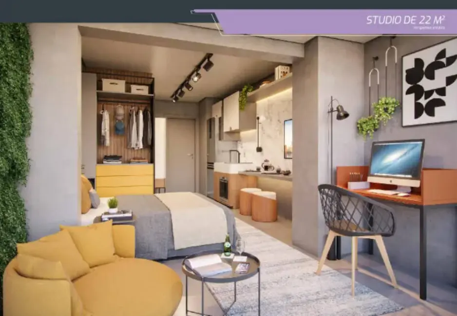 Foto 1 de Apartamento com 1 quarto à venda, 22m2 em São Paulo - SP
