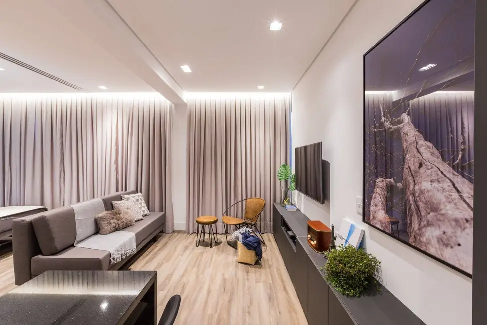Apartamento com 1 quarto para alugar, 40m2 em Indianópolis, São Paulo - SP - imagem 2 Foto 2 de Apartamento com 1 quarto para alugar, 40m2 em Indianópolis, São Paulo - SP