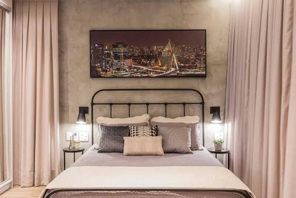 Apartamento com 1 quarto para alugar, 40m2 em Indianópolis, São Paulo - SP - imagem 4 Foto 4 de Apartamento com 1 quarto para alugar, 40m2 em Indianópolis, São Paulo - SP