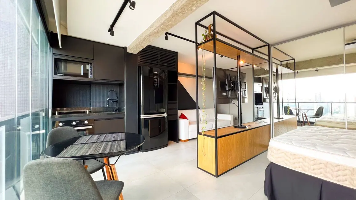 Apartamento com 1 quarto à venda, 39m2 em Campo Belo, São Paulo - SP - imagem 3 Foto 3 de Apartamento com 1 quarto à venda, 39m2 em Campo Belo, São Paulo - SP