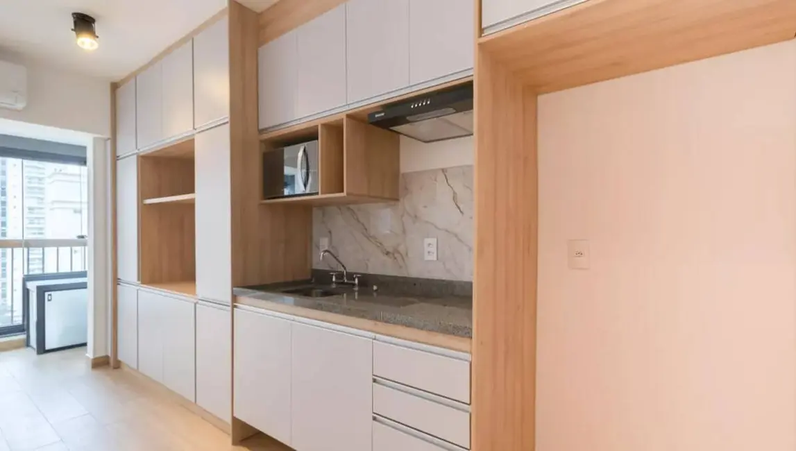 Apartamento com 1 quarto à venda, 25m2 em Brooklin Paulista, São Paulo - SP - imagem 3 Foto 3 de Apartamento com 1 quarto à venda, 25m2 em Brooklin Paulista, São Paulo - SP
