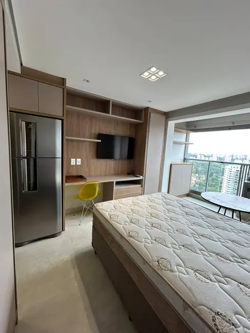 Foto 1 de Apartamento com 1 quarto para alugar, 25m2 em Santo Amaro, São Paulo - SP
