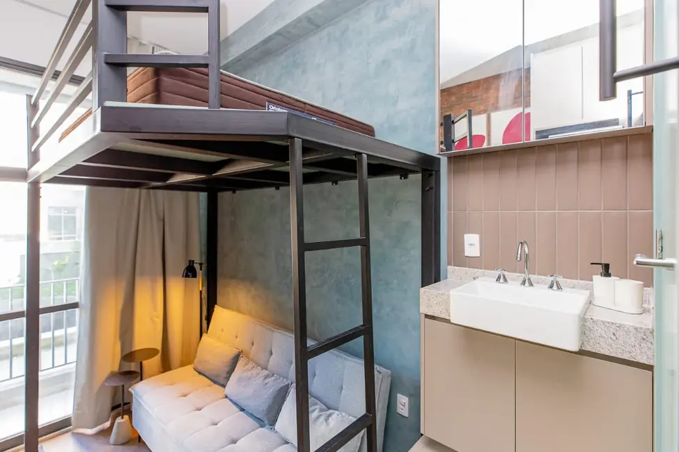 Foto 4 de Apartamento à venda e para alugar, 24m2 em Santo Amaro, São Paulo - SP