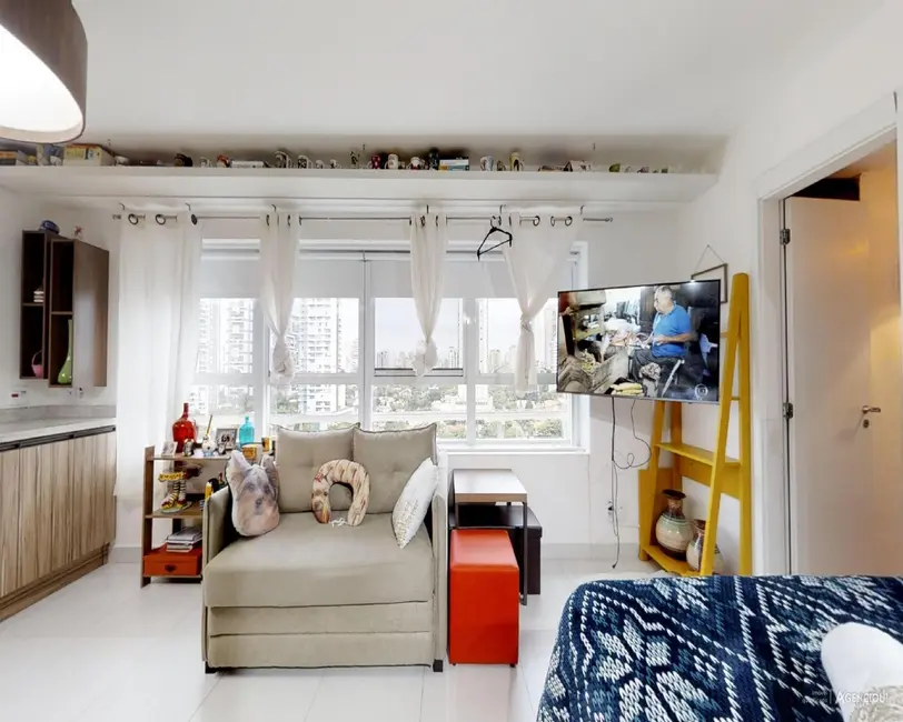 Foto 2 de Apartamento com 1 quarto à venda, 40m2 em Brooklin Paulista, São Paulo - SP